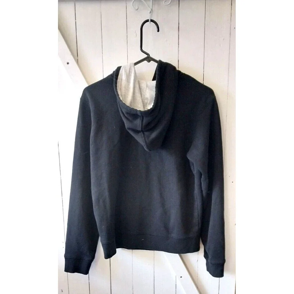 Champion Boys Black Hooded Sweatshirt Long Sleeve Pockets Size XL Hoodie